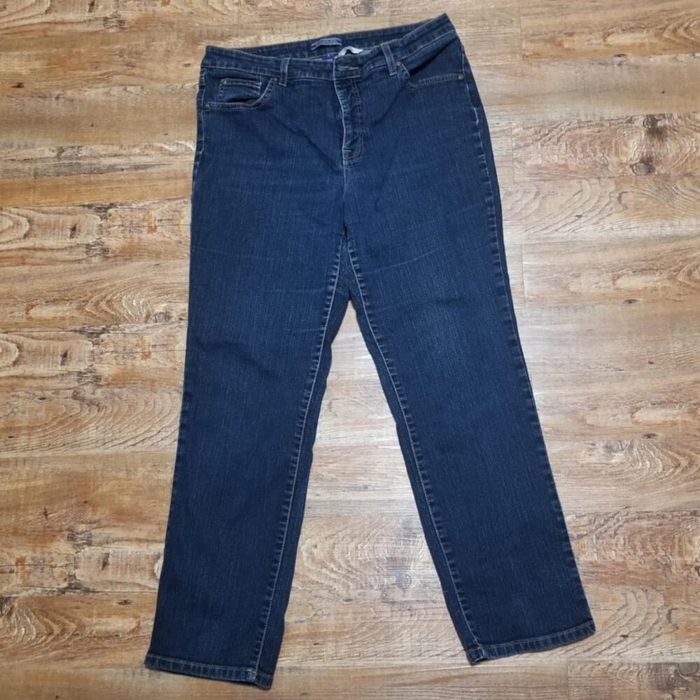 Bandolino Jean Dark Wash 14 Boot Western Denim